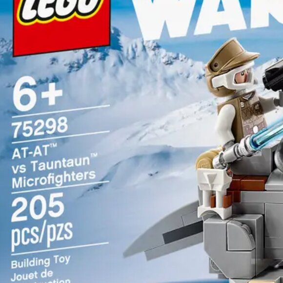 Brand New Lego Star Wars AT-AT vs Tauntaun Microfighters 75298 - Picture 2 of 9